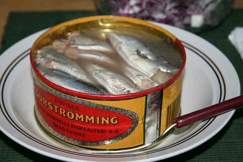 世界最臭食物排名第一的瑞典鹽醃鯡魚 香港01／擷自（網絡圖片）