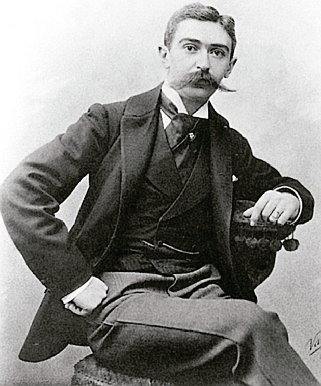 現代奧運之父、男爵古柏坦（1863─1937年）。聯合報系資料照
