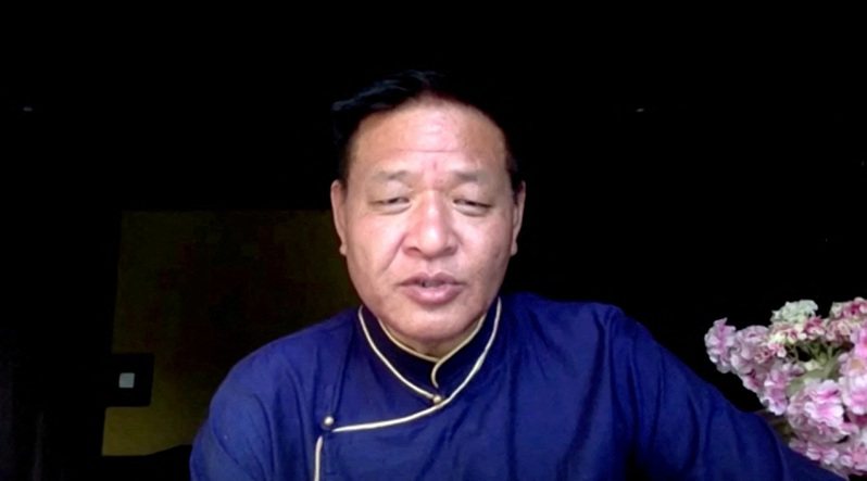 西藏流亡政府最高行政領導人邊巴次仁（Penpa Tsering）。 路透