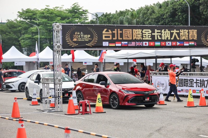 TOYOTA 赞助 ALTIS GR SPORT 作为「2024 TIGP 台北国际金卡纳大奖赛」比赛用车，现场共有6位台湾国手出赛为国争光。业者提供