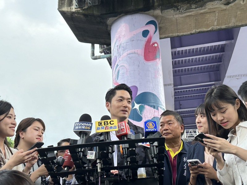 台北市長蔣萬安下午出席嘻研Cypher大賞活動受訪。記者楊正海／攝影