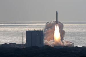 日本宇宙航空研究開發機構（JAXA）今年2月17日成功發射運載火箭H3。新華社