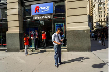 費城共和第一銀行（Republic First Bank）因陷財務困境，已遭賓州監管當局關閉並售予同業。
（取自網路）