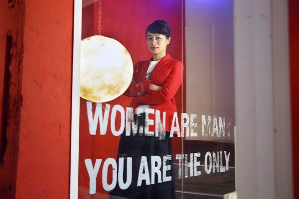 「女人迷」創辦人張瑋軒分享女性在職場上面臨的問題。記者林澔一／攝影