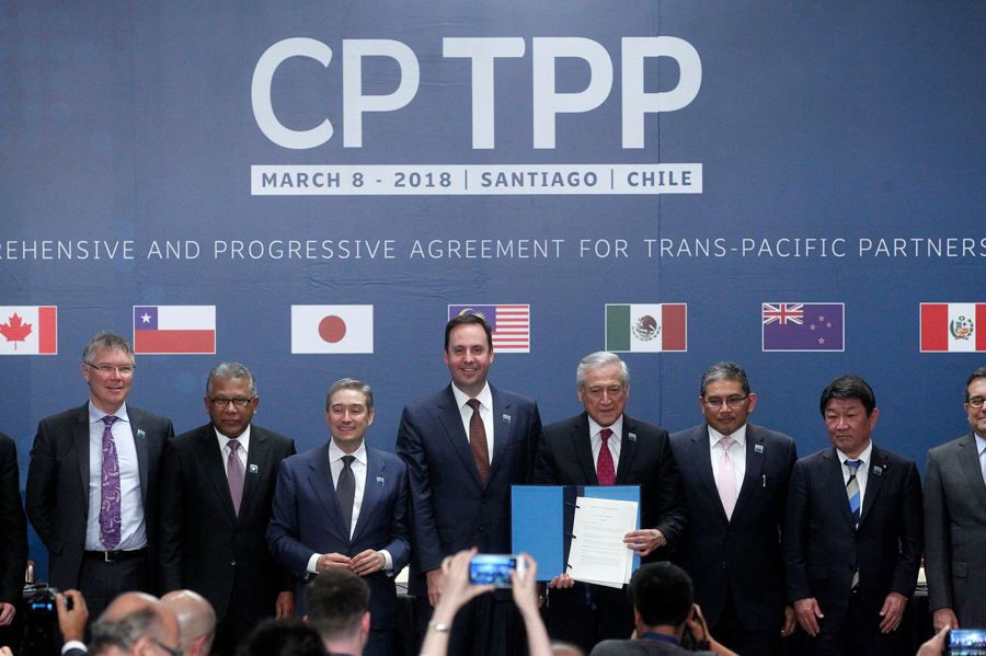 加入區域經濟整合攸關台灣競爭力與產業發展。目前CPTPP共有12個成員，分別是日本、加拿大、澳洲、紐西蘭、新加坡、越南、墨西哥、秘魯、馬來西亞、智利、汶萊、英國。圖／法新社