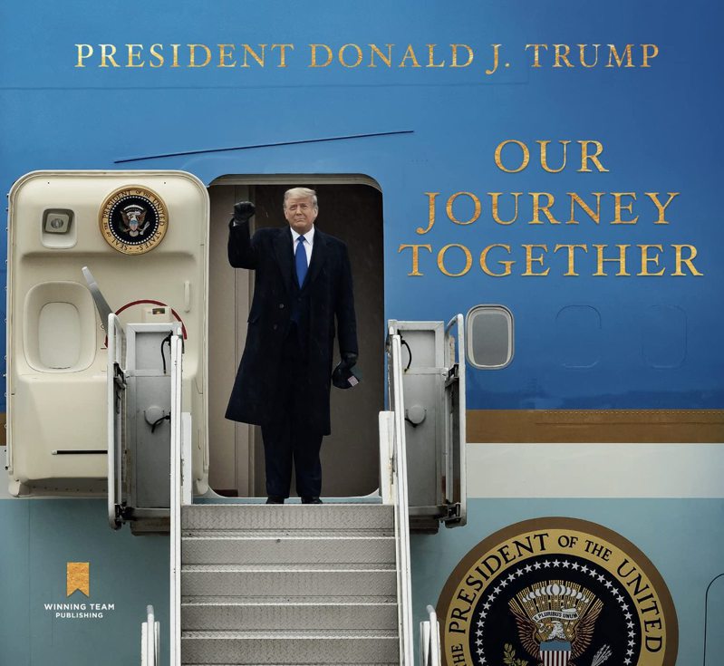 川普去年推出的新书「我们的共同旅程」十分抢手，图为该书封面。图／取自亚马逊书店(photo:UDN)