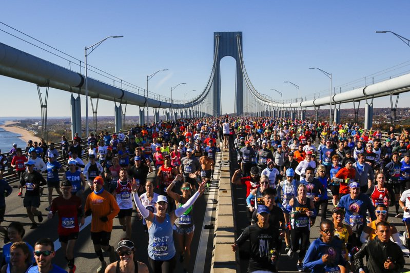 纽约马拉松于将于11月6日恢复5万人满额参赛。美联社(photo:UDN)