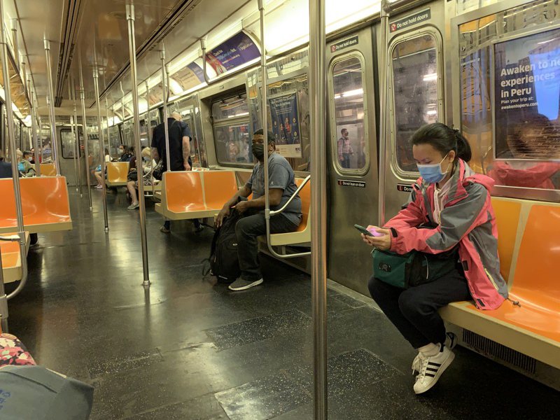 张文静表示，她在地铁上曾遭到白人种族歧视攻击。（记者和钊宇／摄影）(photo:UDN)