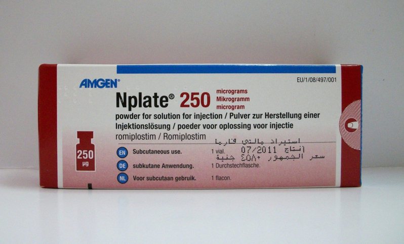 美國衛生部大量購買抗輻射藥物，安進公司(Amgen)生產的Nplate是其中之一。(取自www.seif.com網站)