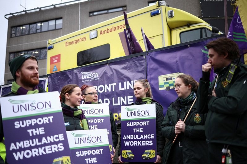 英國政府10日向議會提交反罷工法案，要求六大關鍵公共服務行業，須在罷工期間仍維持「最低限度」服務。（路透）