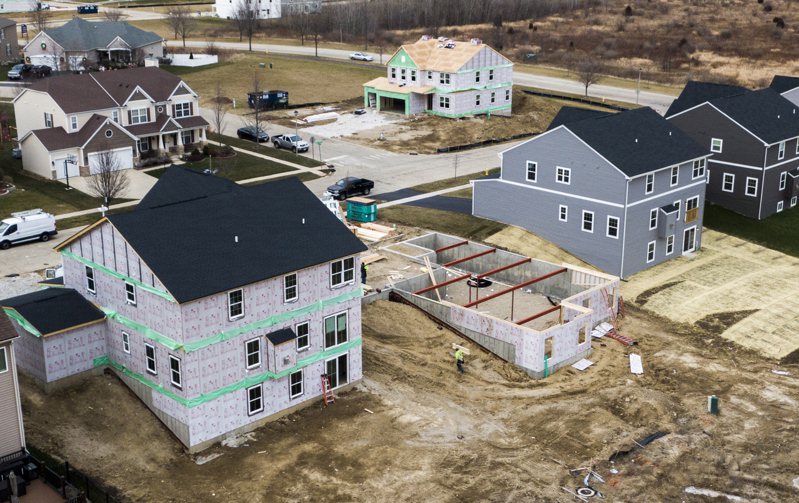 调查显示，美国超过六成亚裔拥有房屋。图为伊利诺州一社区的新建房屋。欧新社(photo:UDN)