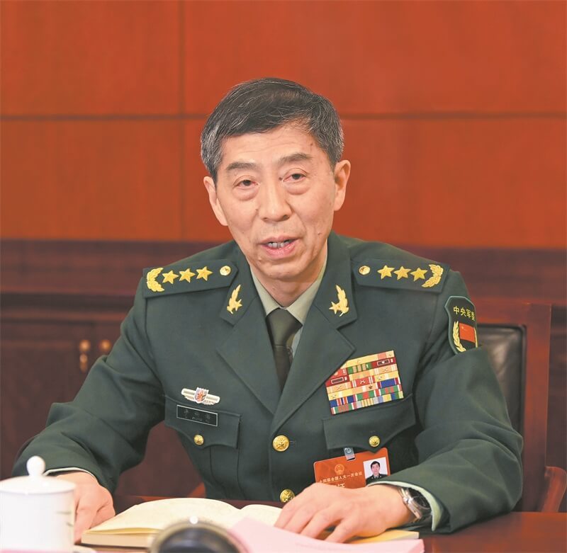 中國國務委員兼國防部長李尚福。（取材自中國國防部網站）