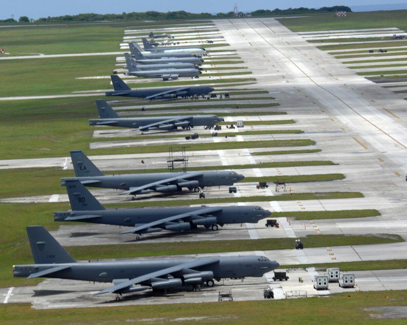 關島安德森空軍基地是美國應對亞太地區任何衝突的重要軍事據點，中國駭客攻擊關島被解讀是中國為犯台作準備。(Getty Images)