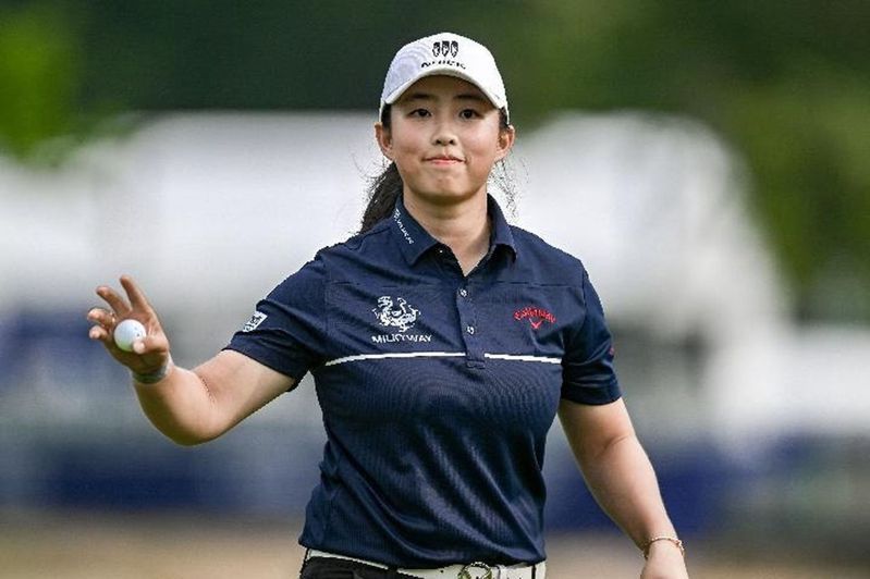 殷若寧登頂女子高爾夫世界第一。（取材自微博）
