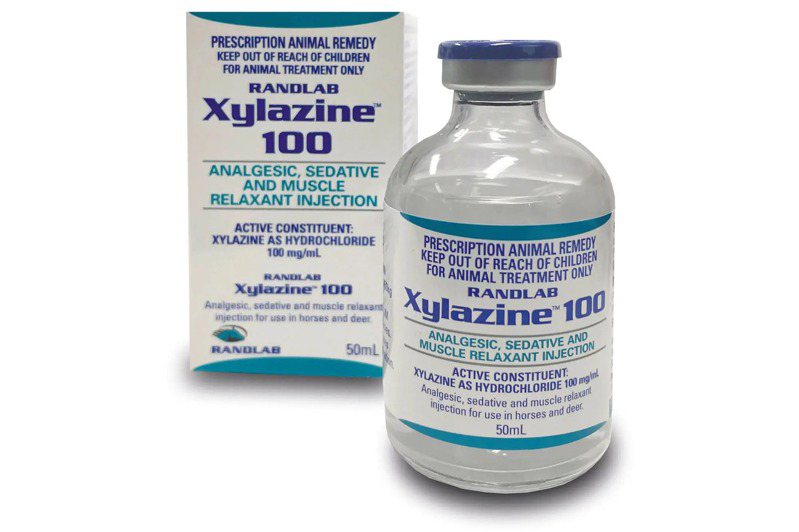 「赛拉嗪」原本是一种动物镇静剂，并未被批准用于人类，目前却被发现混用于海洛因或芬太尼等各式毒品中。(randlab.com)(photo:UDN)